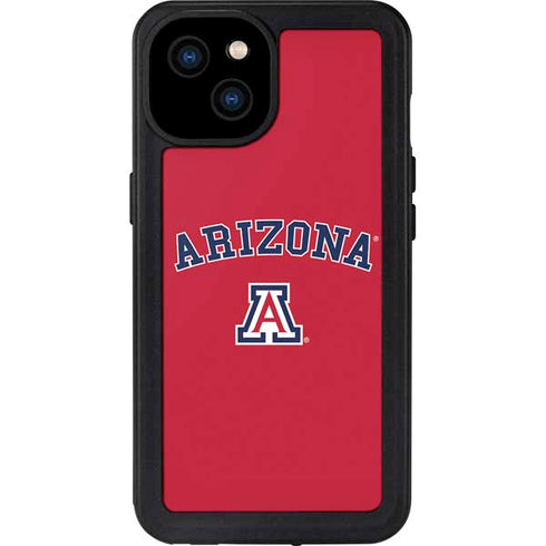 University of Arizona Primary Logo Red iPhone 15 Plus Waterproof Case